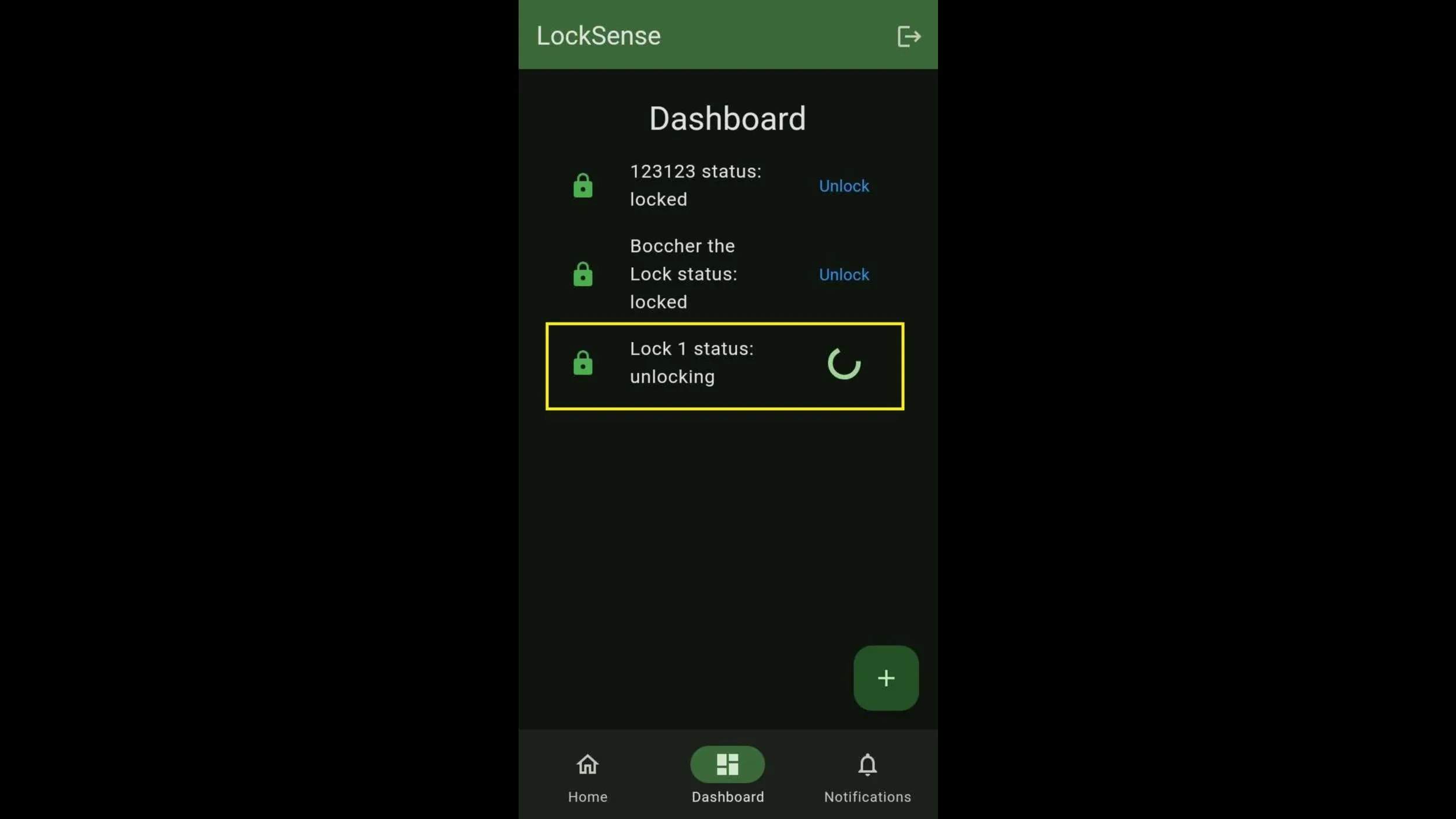 LockSense UI